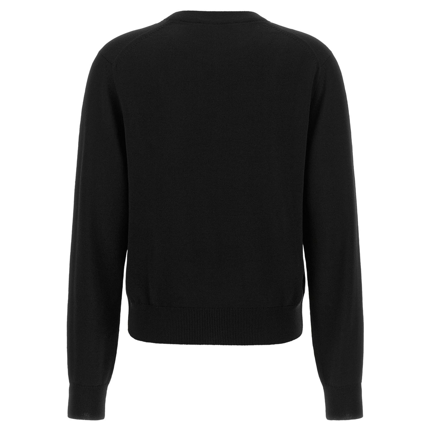 Maison Kitsuné Black Wool Cardigan