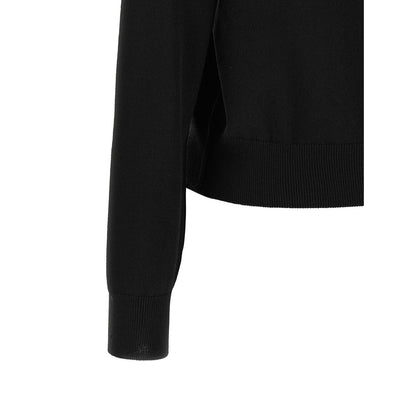 Maison Kitsuné Black Wool Cardigan