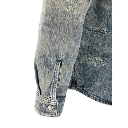 Diesel Blue Cotton Blouse