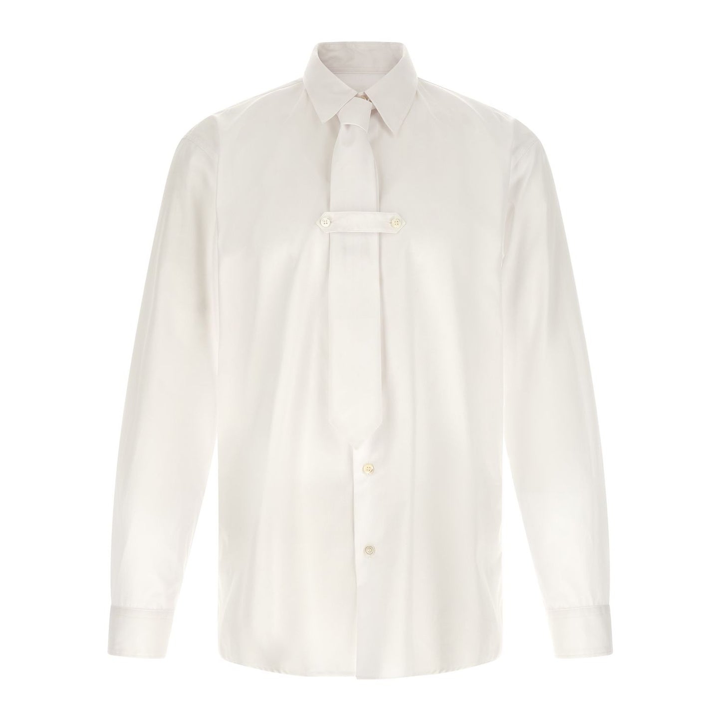 Dries Van Noten White Cotton Blouse