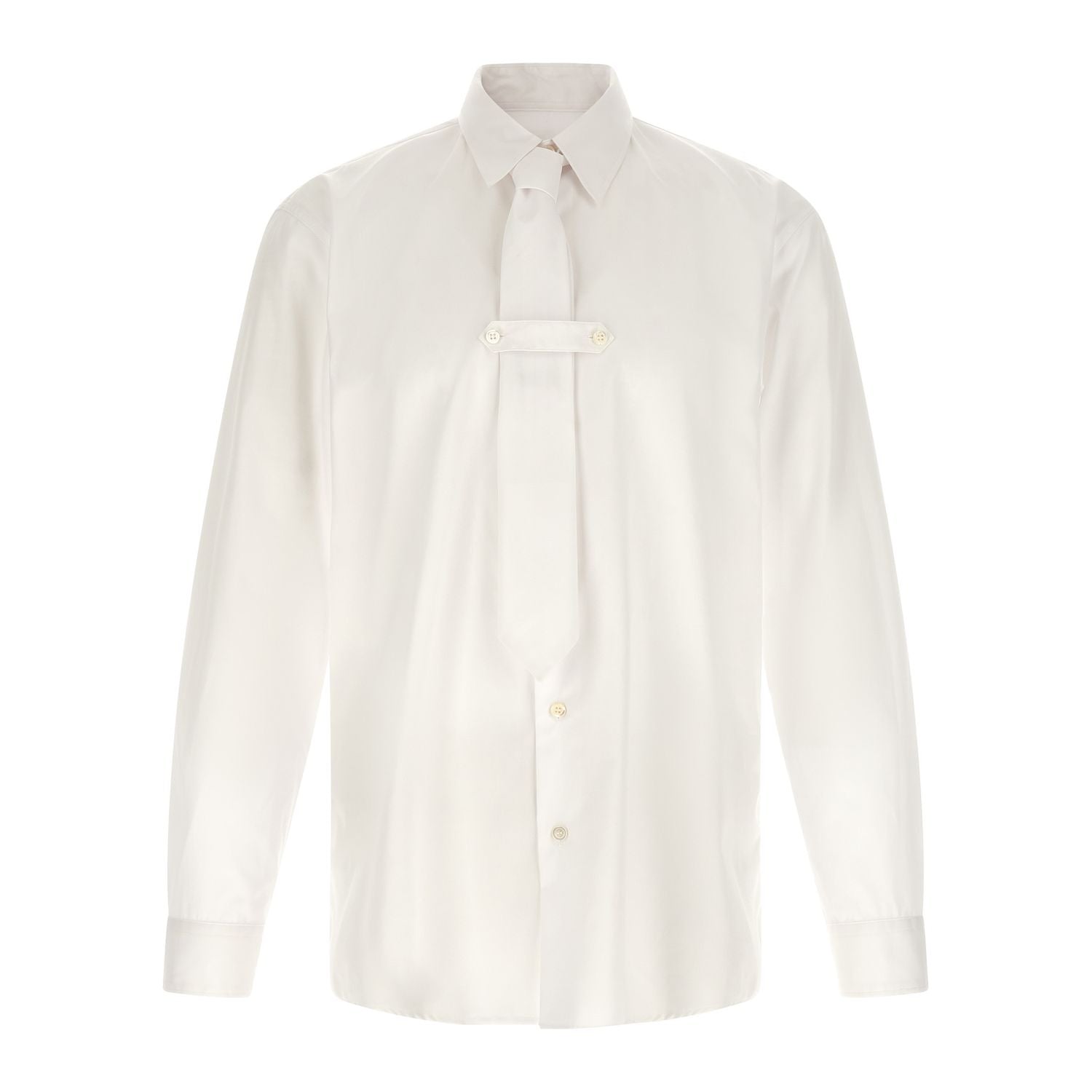 Dries Van Noten White Cotton Blouse