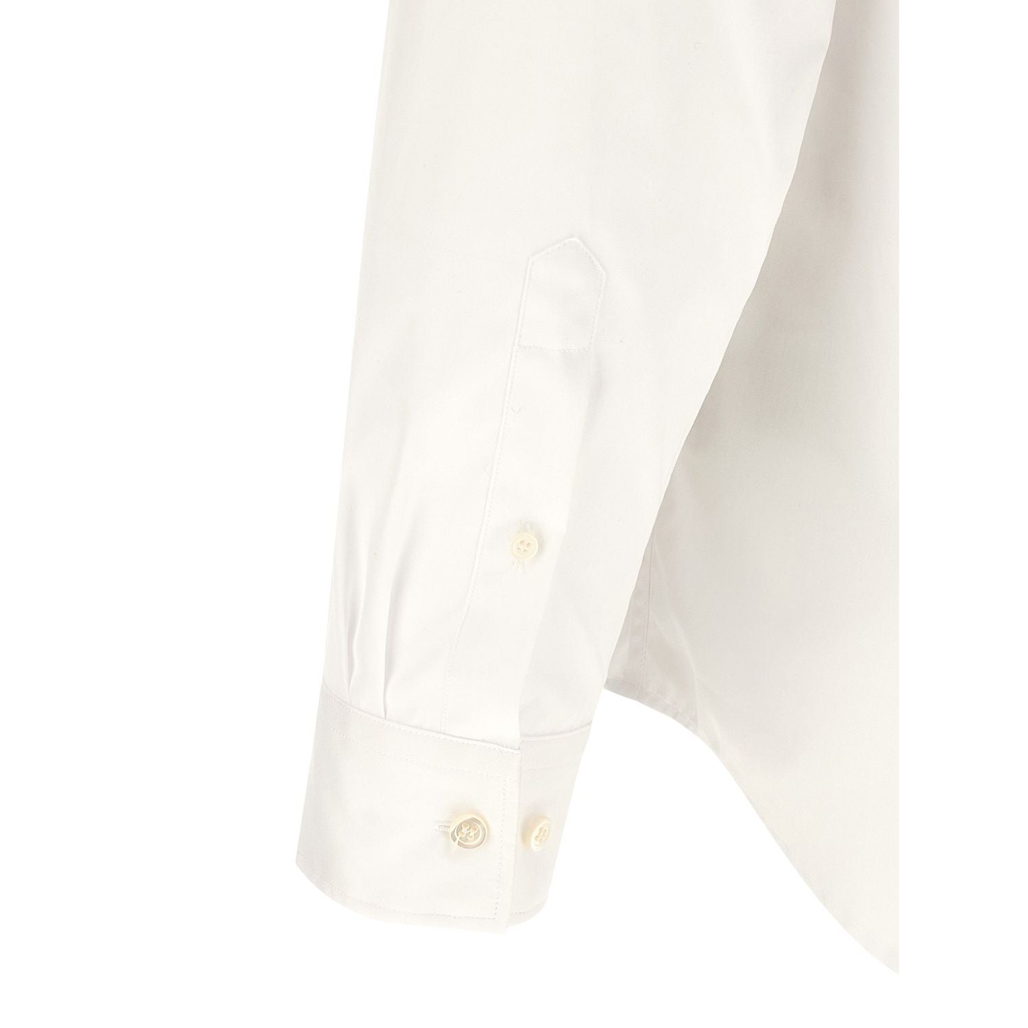 Dries Van Noten White Cotton Blouse