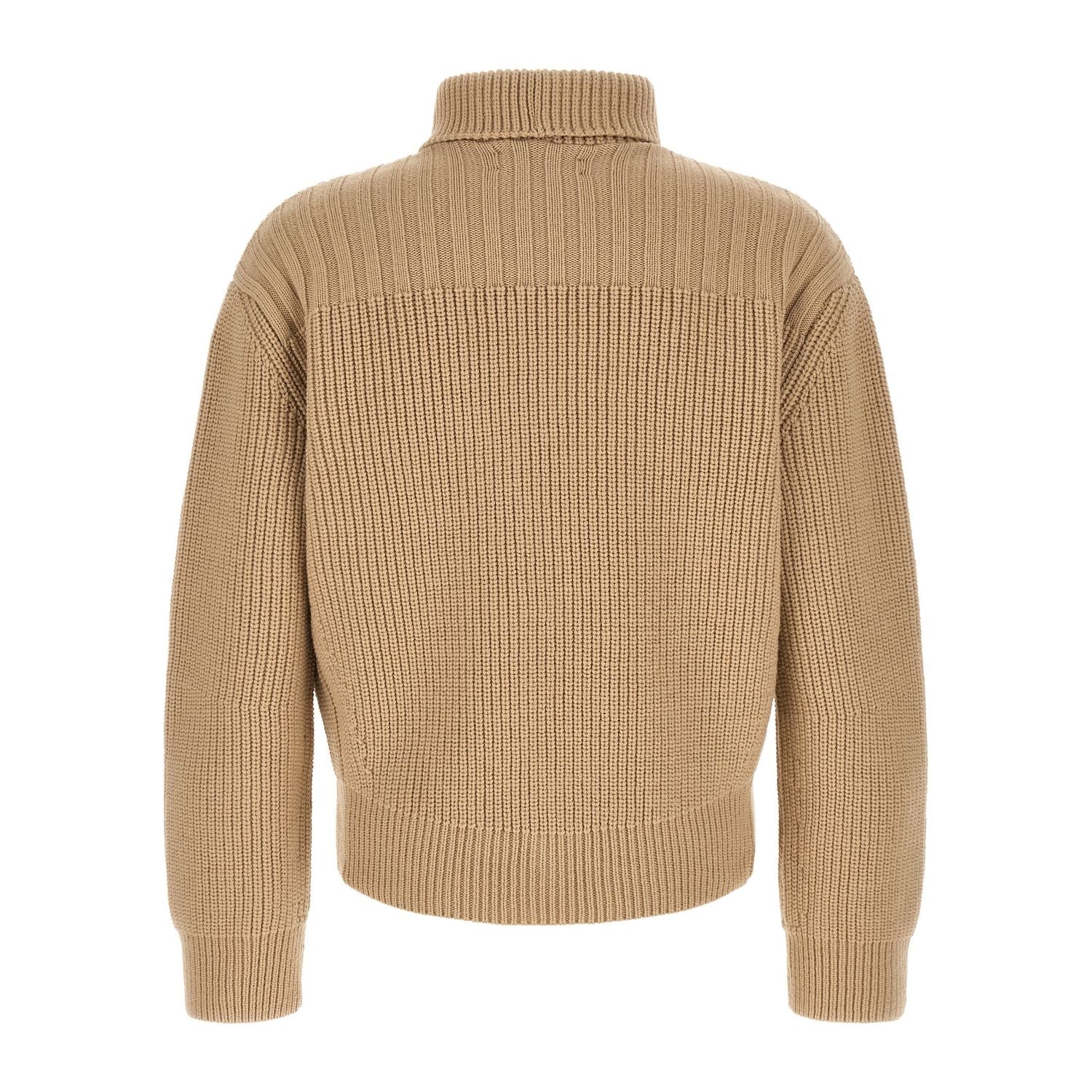 Dries Van Noten Beige Wool Cardigan