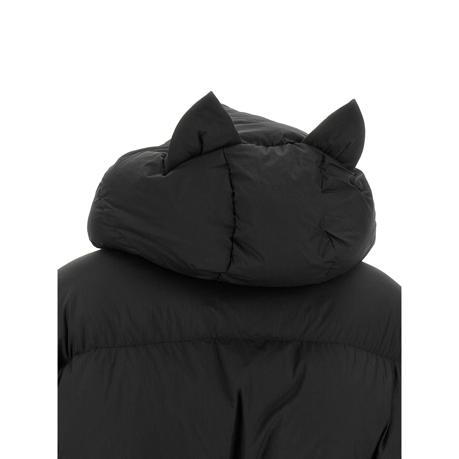 IENKI IENKI Black Nylon Full-Length Jacket
