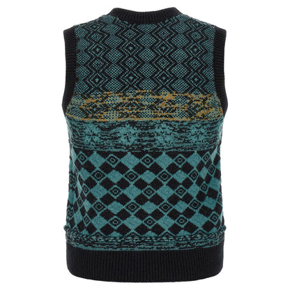 Dries Van Noten Multicolor Wool Cardigan