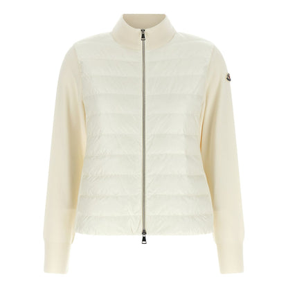 Moncler White Polyamide Cardigan