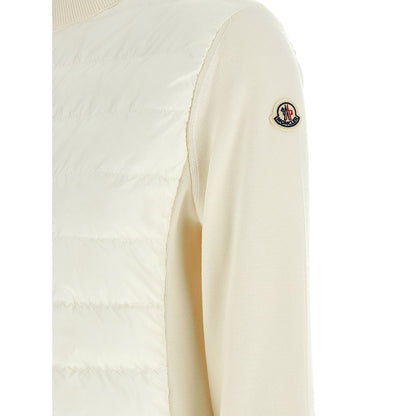 Moncler White Polyamide Cardigan