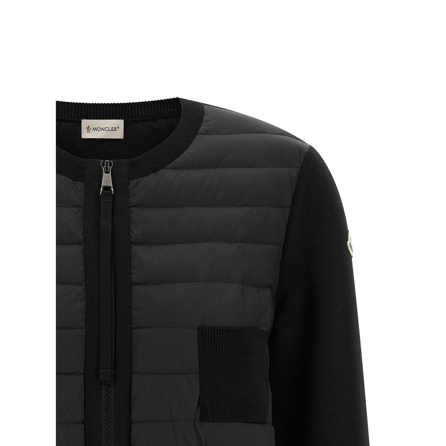 Moncler Black Polyamide Cardigan