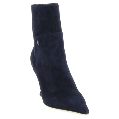 Jimmy Choo Blue Leather Ankle Boots