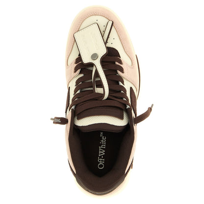 Off-White Multicolor Cowhide Low Top Sneakers