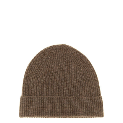 Ballantyne Brown Cashmere Beanie