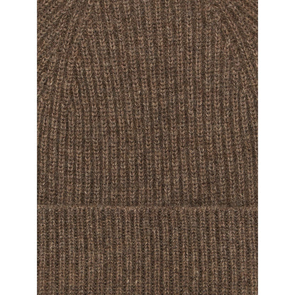 Ballantyne Brown Cashmere Beanie