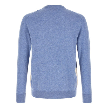 Ballantyne Blue Cashmere Cardigan