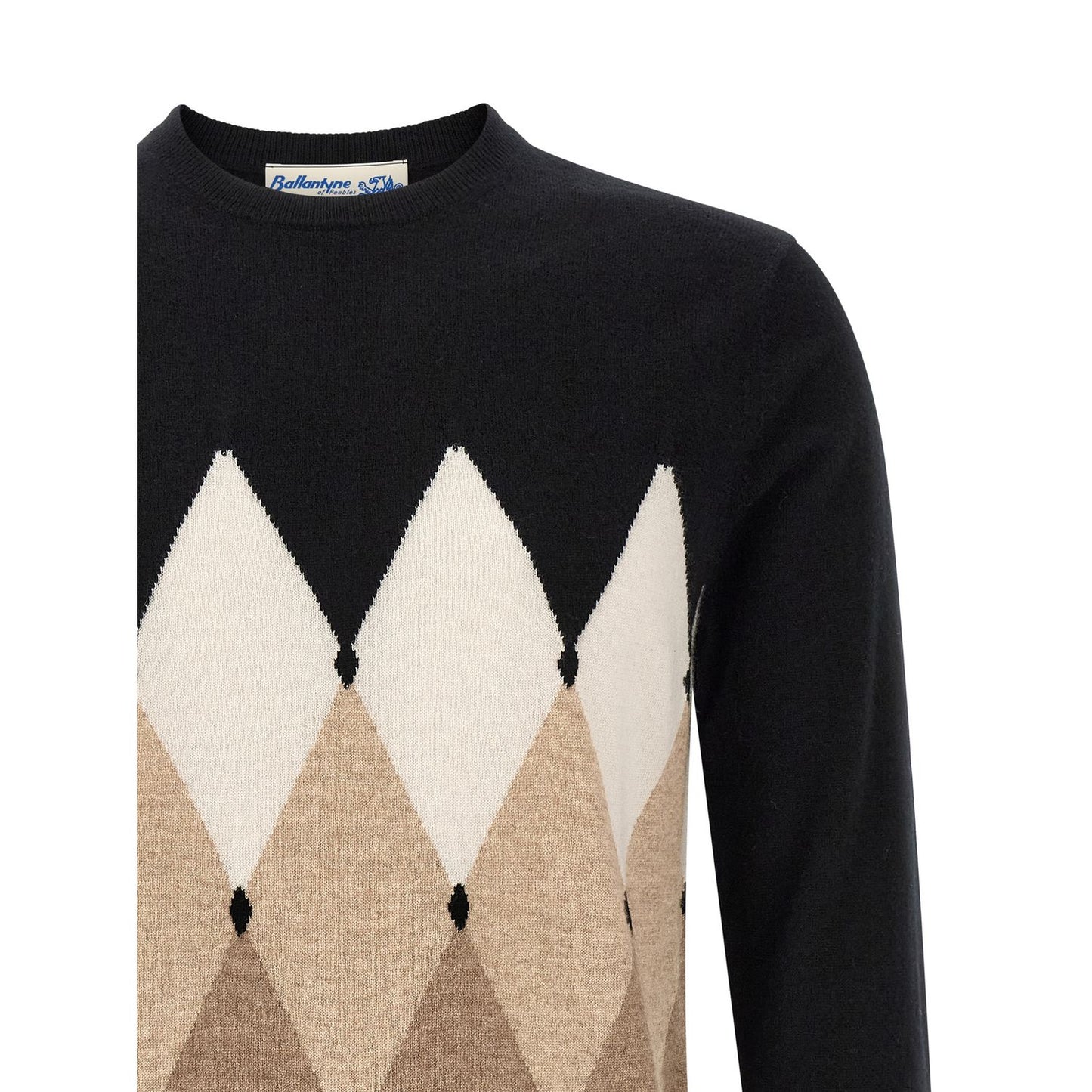 Ballantyne Black Cashmere Cardigan