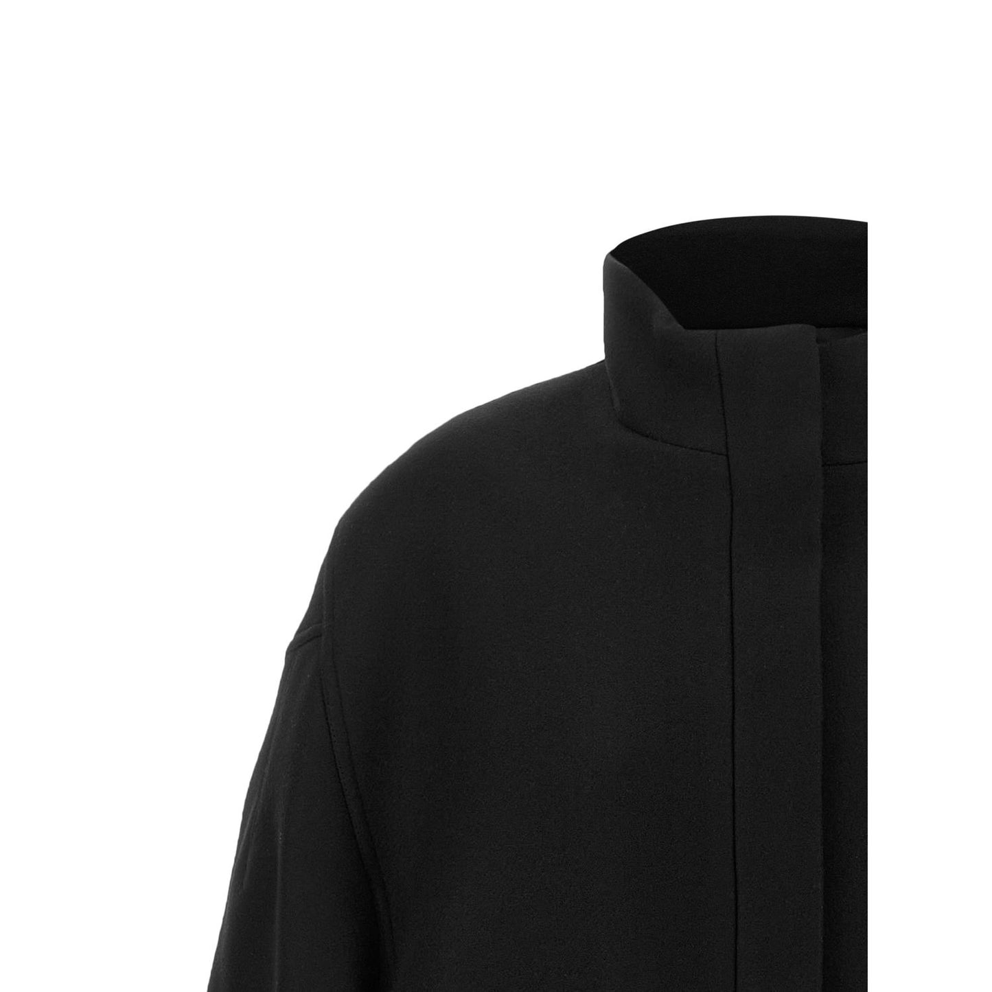 Dries Van Noten Black Wool Bomber