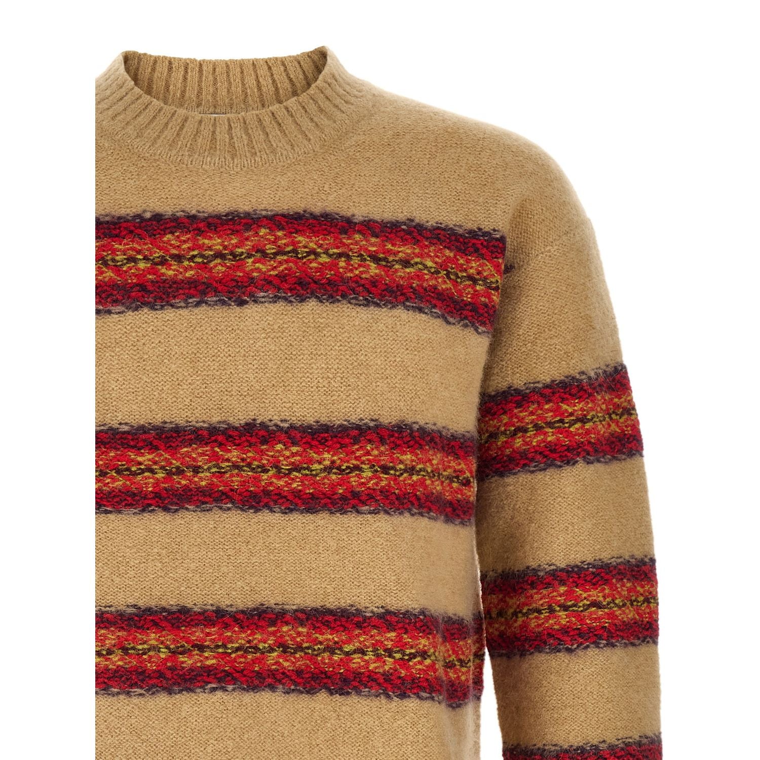 Dries Van Noten Beige Wool Cardigan