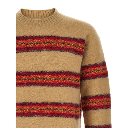 Dries Van Noten Beige Wool Cardigan