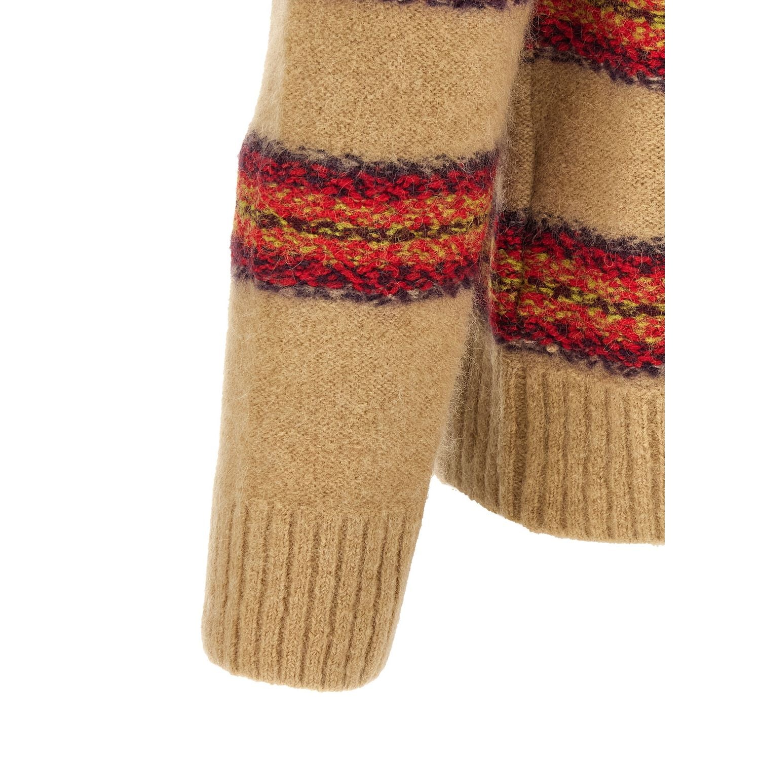 Dries Van Noten Beige Wool Cardigan