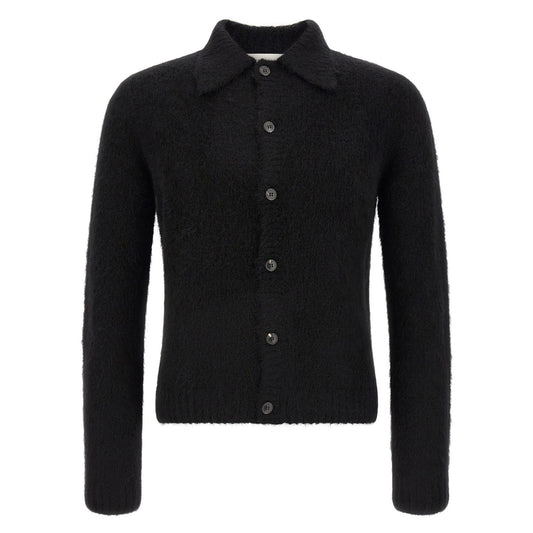 Dries Van Noten Black Wool Cardigan