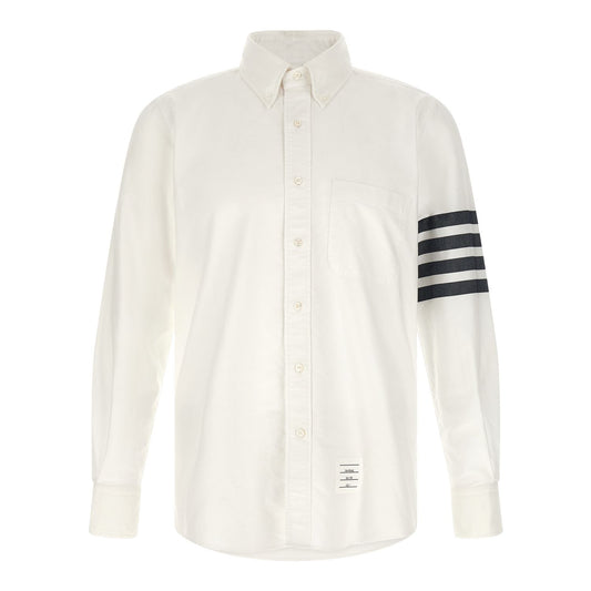Thom Browne White Cotton Blouse