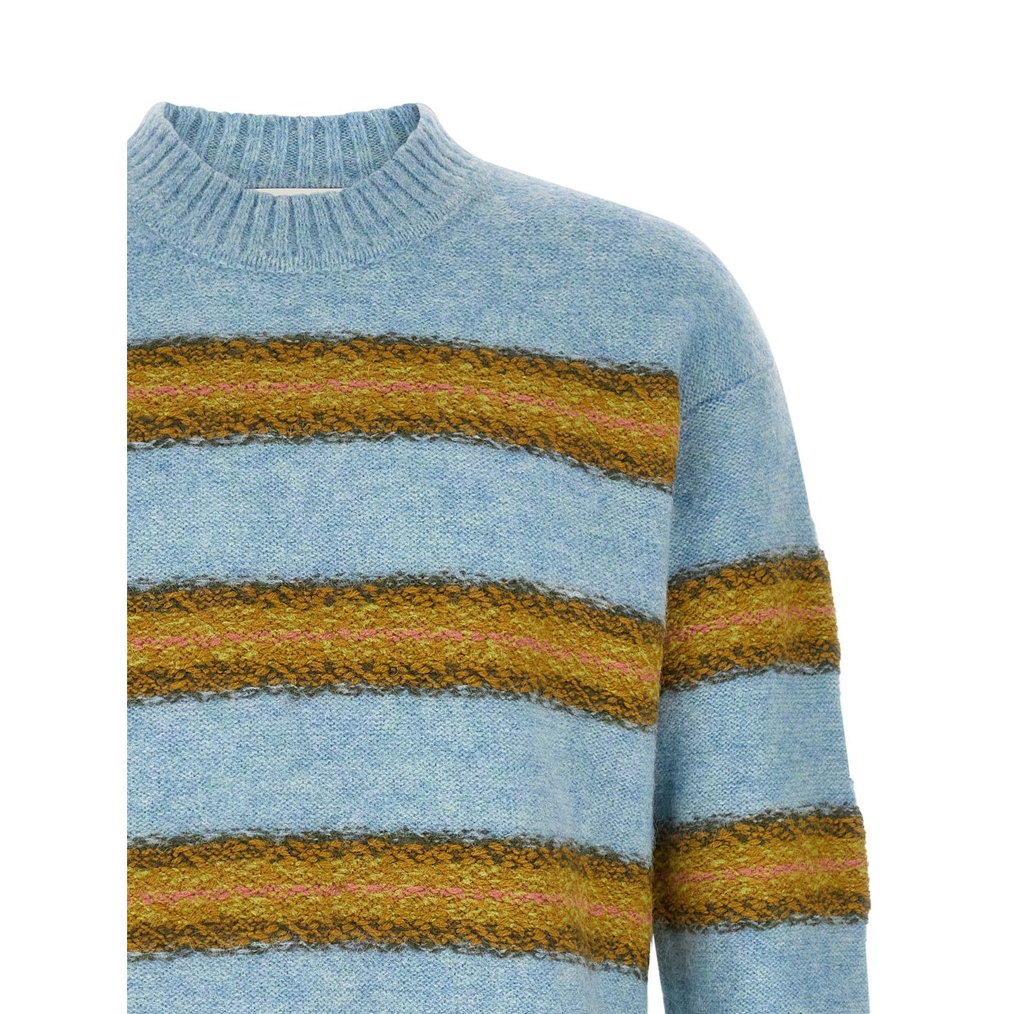 Dries Van Noten Blue Wool Cardigan
