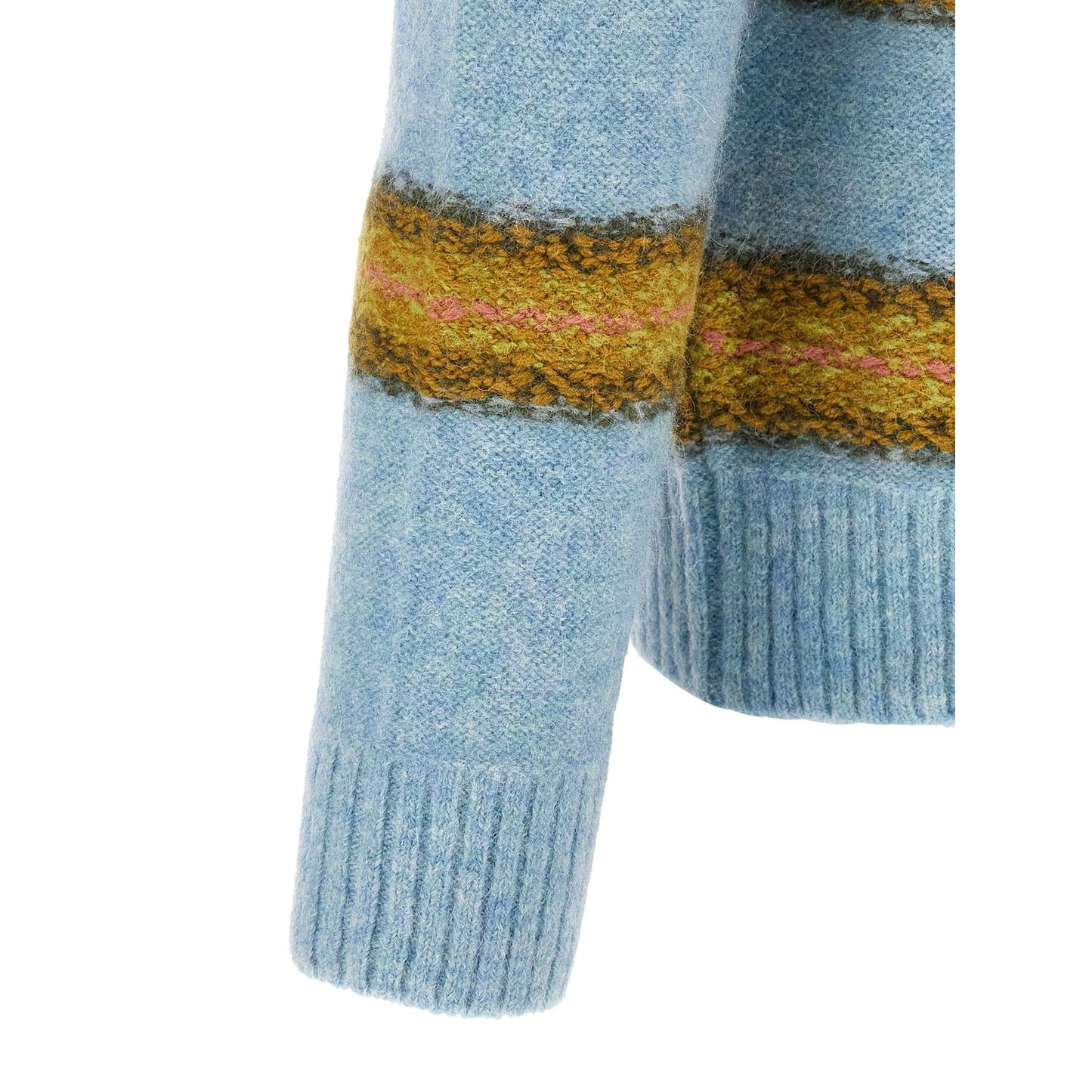 Dries Van Noten Blue Wool Cardigan
