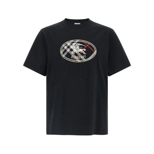 Burberry Black Cotton T-Shirt