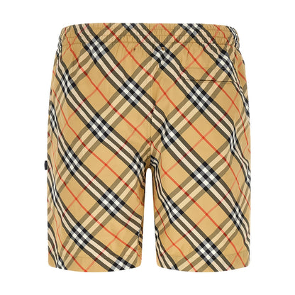 Burberry Beige Polyamide Swim Shorts