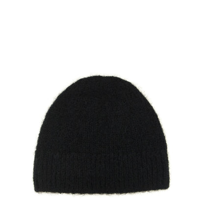 Dries Van Noten Black Wool Beanie