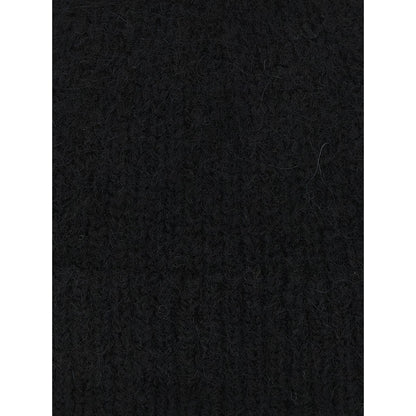 Dries Van Noten Black Wool Beanie
