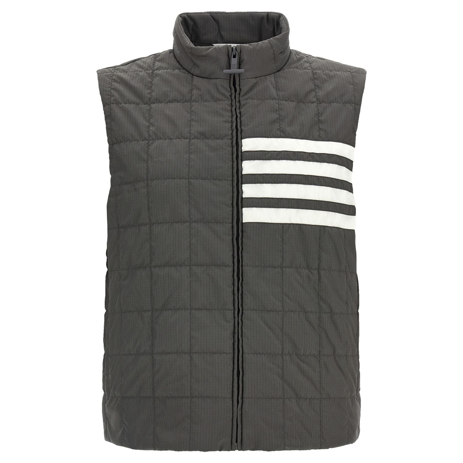 Thom Browne Gray Polyamide Sleeveless Jacket