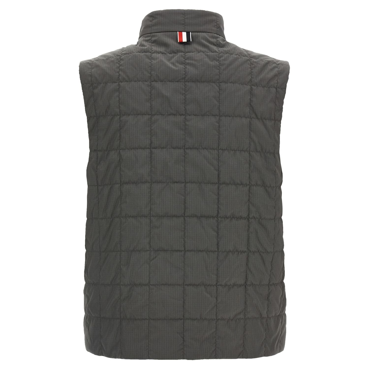Thom Browne Gray Polyamide Sleeveless Jacket