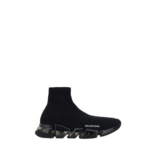 Balenciaga Black Polyester Athletic Sneakers