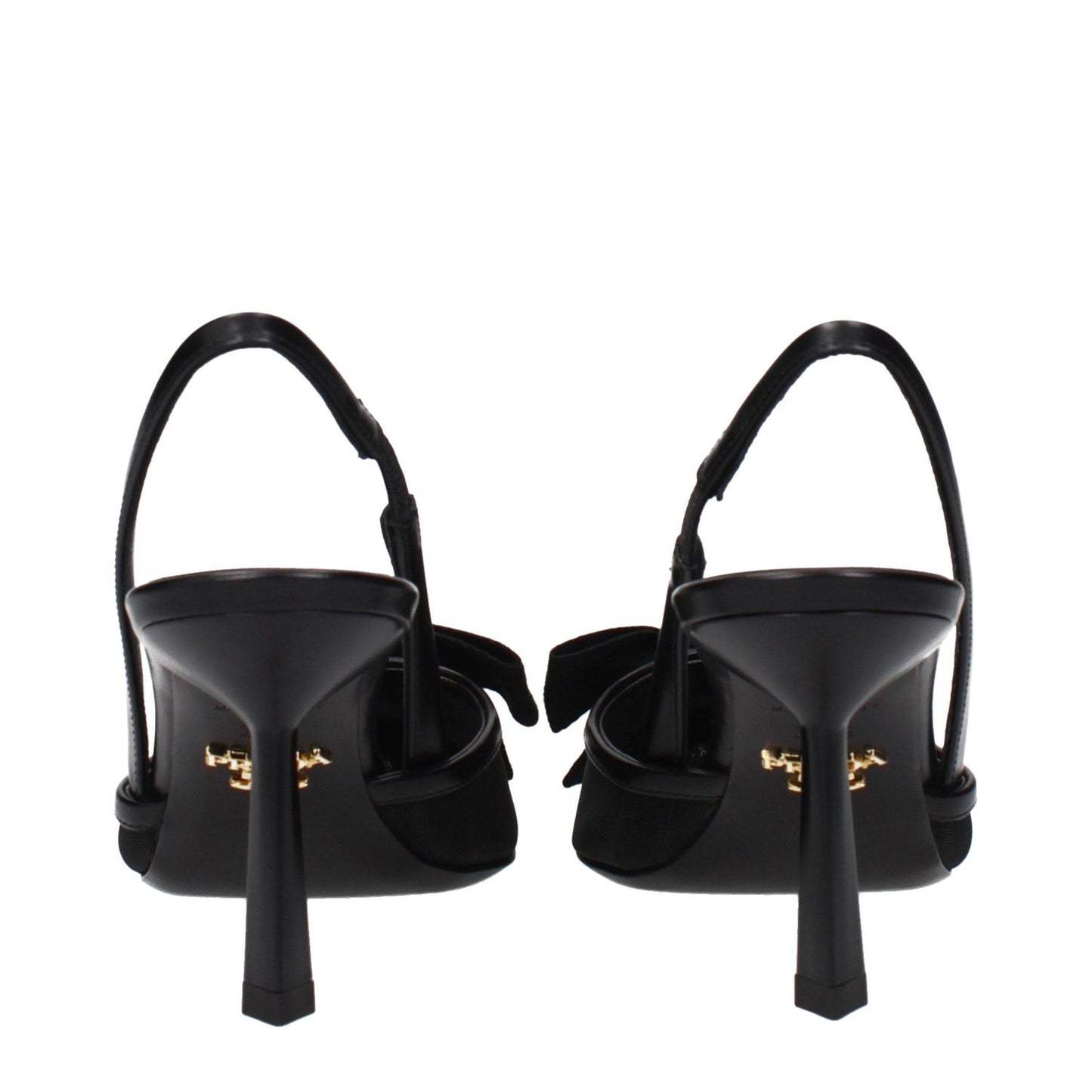 Prada Black Fibres High Heel Pumps