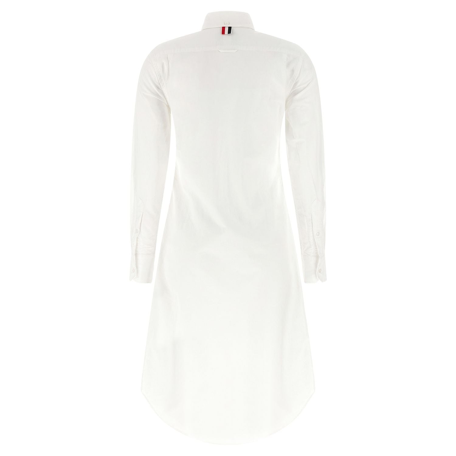 Thom Browne White Cotton Midi Skirt