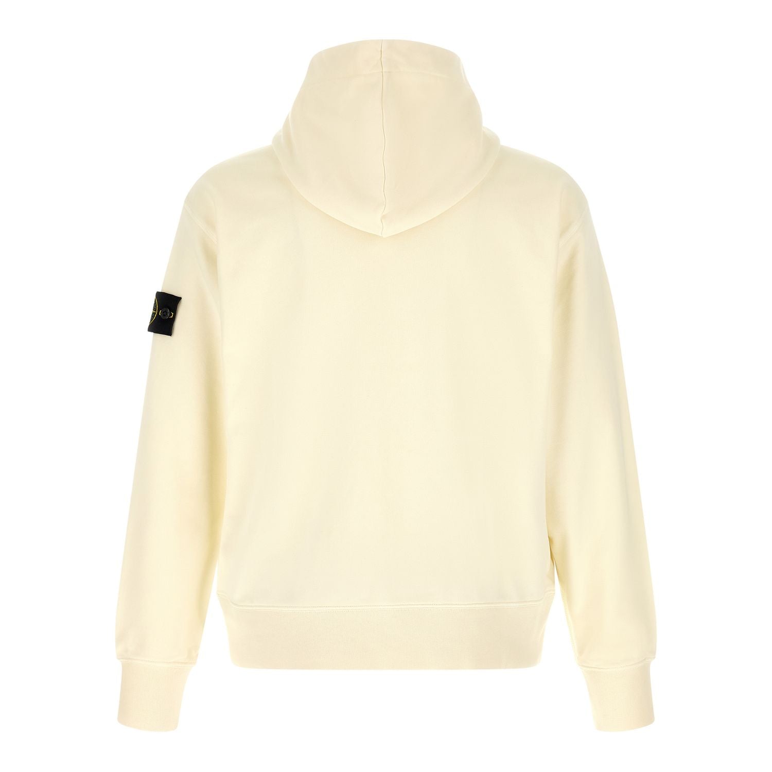 Stone Island White Cotton Sweatshirt