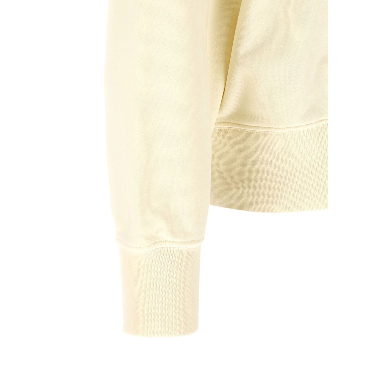 Stone Island White Cotton Sweatshirt