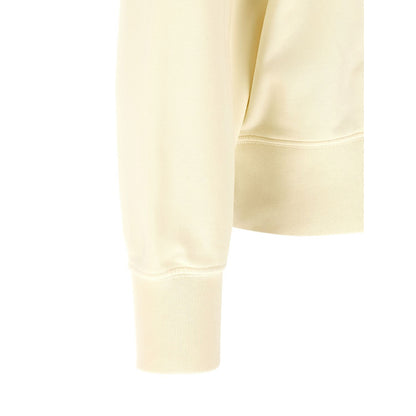 Stone Island White Cotton Sweatshirt