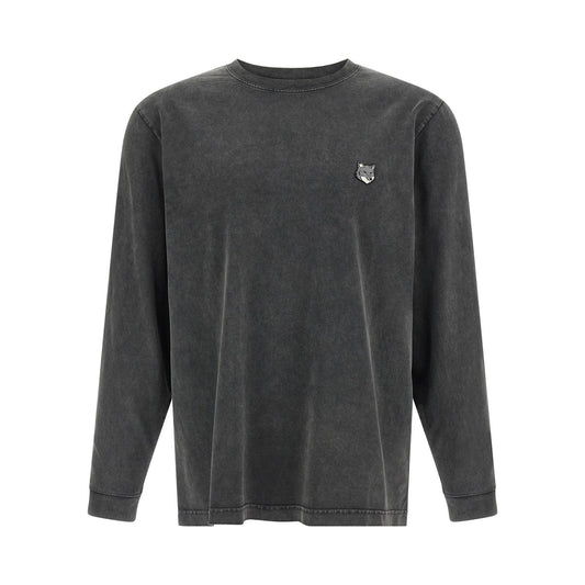 Maison Kitsuné Black Organic Cotton T-Shirt
