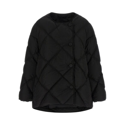 IENKI IENKI Black Nylon Full-Length Jacket
