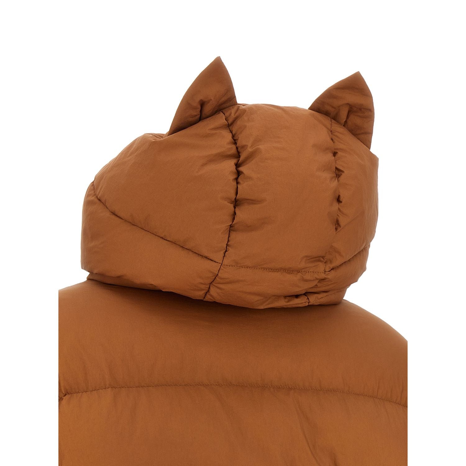 IENKI IENKI Brown Nylon Full-Length Jacket