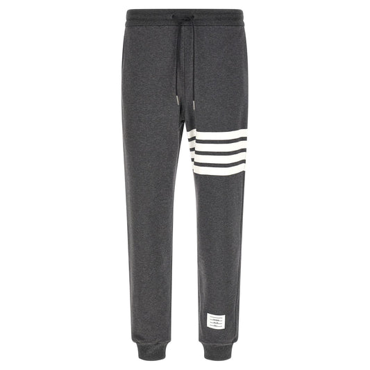 Thom Browne Gray Cotton Joggers (Workout Pants)