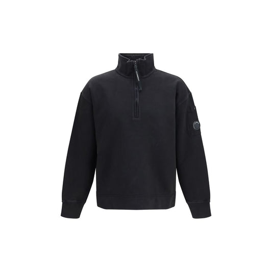 C.P. Company Black Cotton Sweatshirt