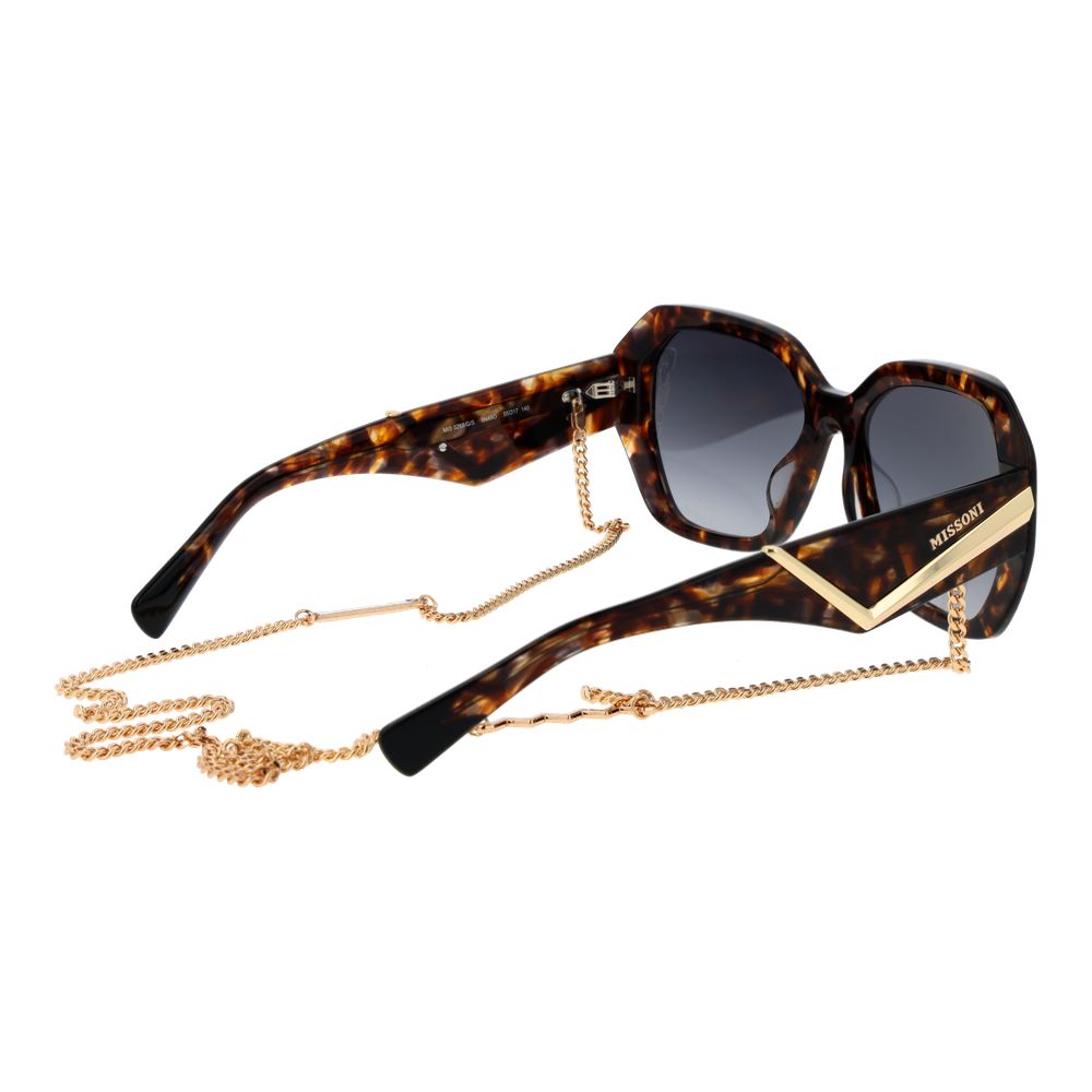 Missoni Brown Acetate Sunglasses