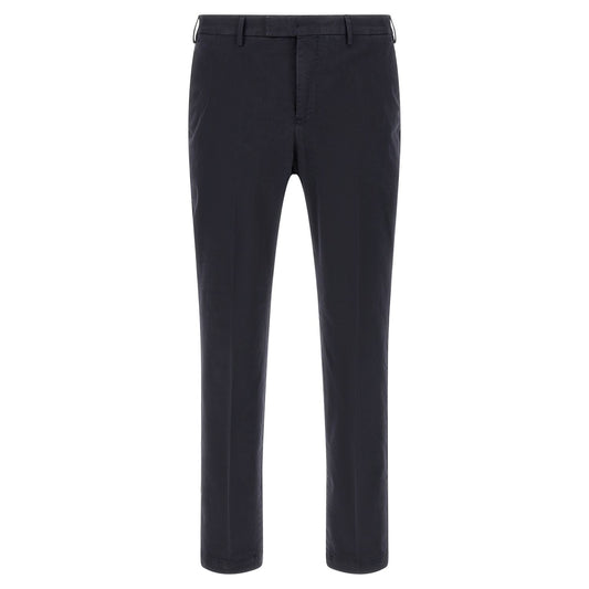 PT Torino Blue Cotton Casual Pants