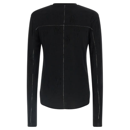 Thom Krom Black Cotton T-Shirt