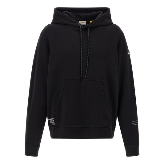 MONCLER GENIUS Black Cotton Sweatshirt