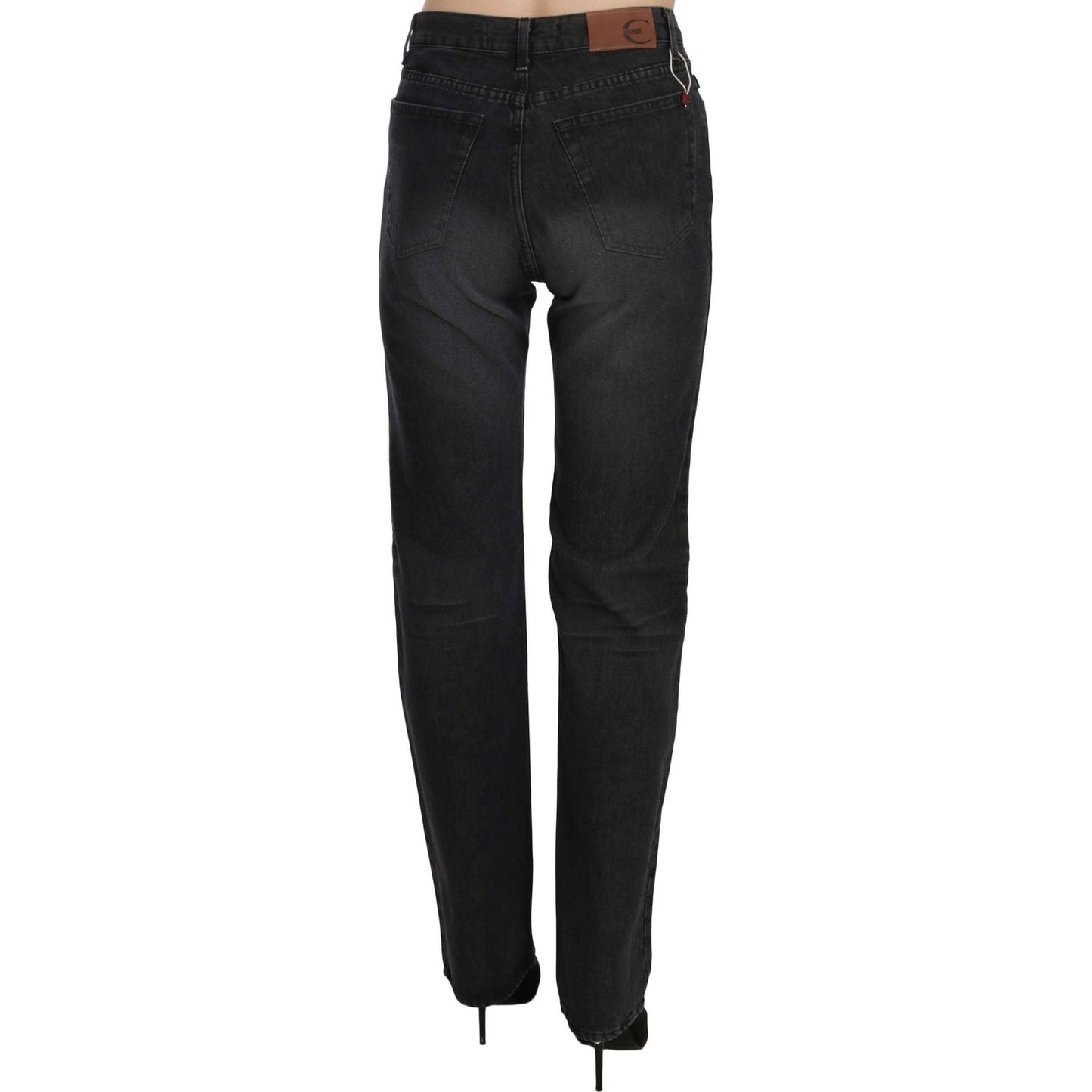 Elevate Your Style: Chic Black High Waist Denim