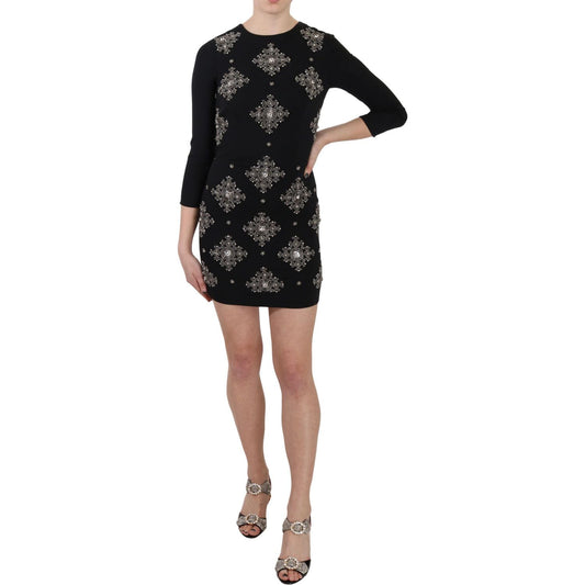 Chic Sequined Mini Sheath Dress