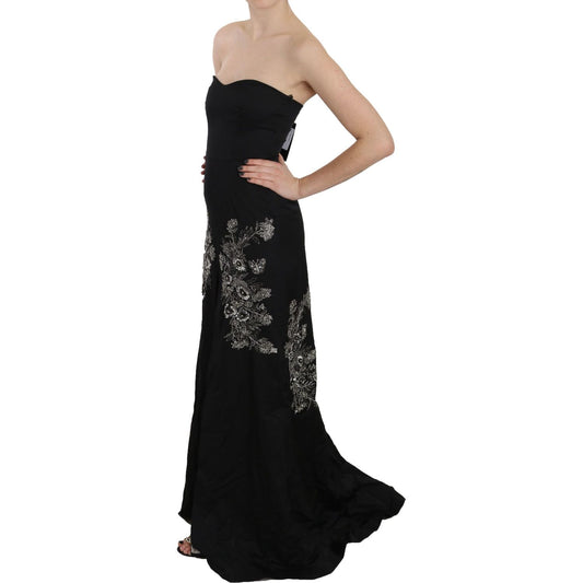 Enchanting Black Maxi Flare Dress